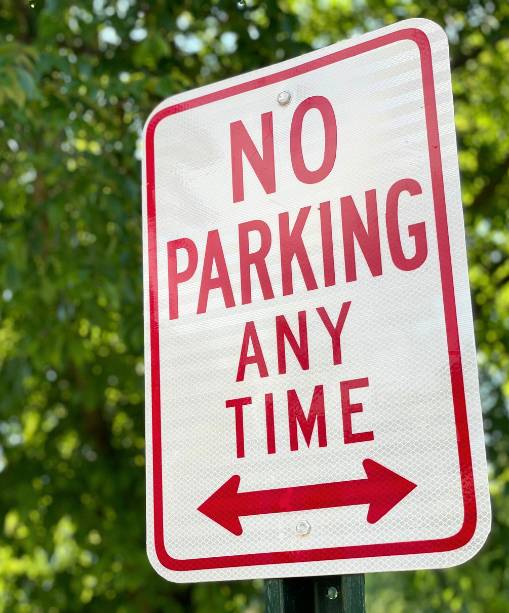 No parking any time signage - AMP Solutions
