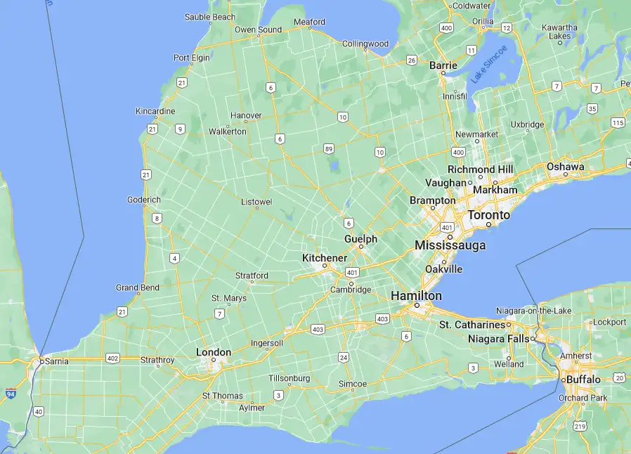 AMP Solutions service area Southern Ontario