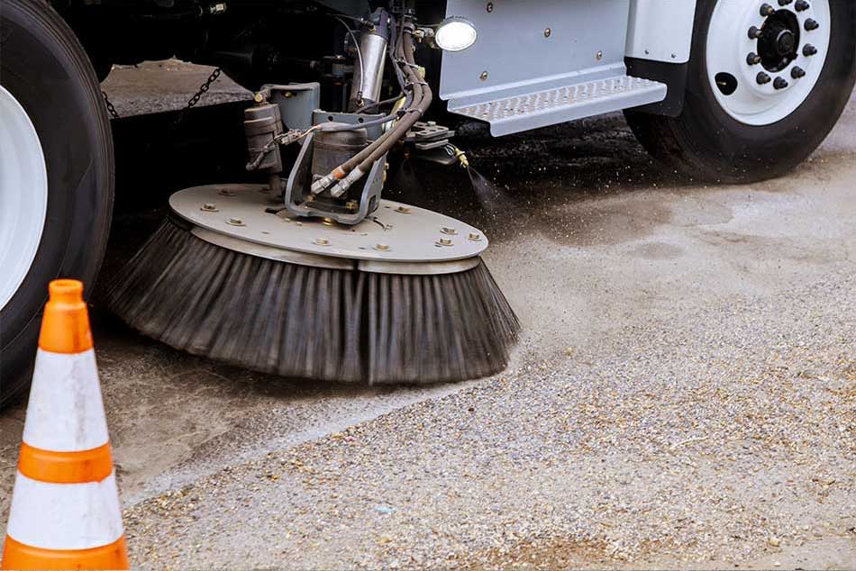 Parking Lot Sweeping in Southern Ontario with AMP Solutions